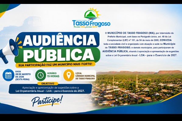 Audiência Pública – LOA 2027